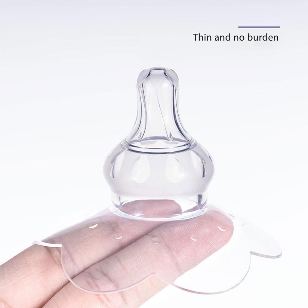 2 szt. Nakładki na brodawki silikonowe do karmienia piersią, ochraniacze na brodawki dla płaskich i wklęsłych brodawek