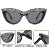 New Diamond-encrusted Cat's Eye Sunglasses Women's Trend Personalized Glasses Fashion Sunglasses