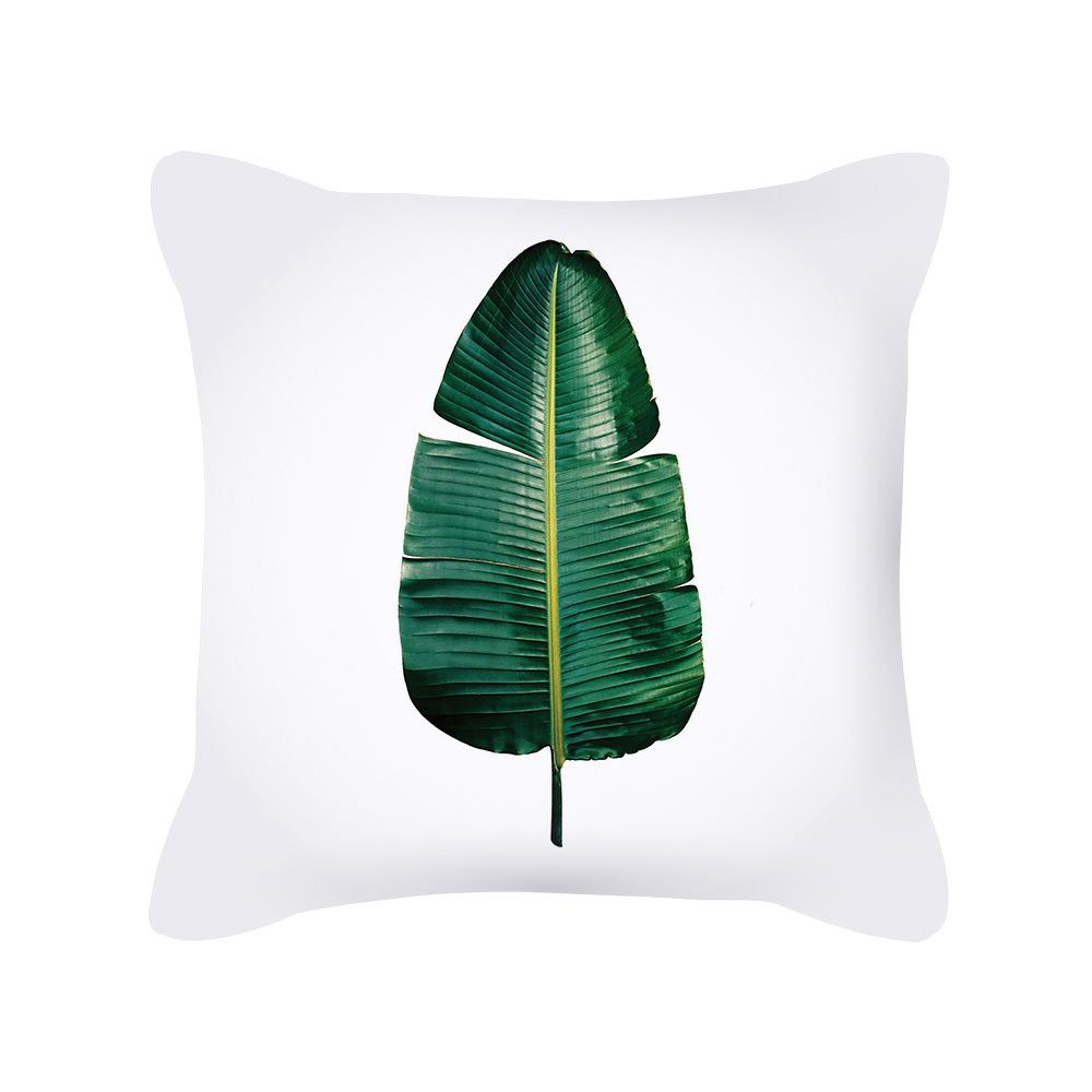 New Nordic Home Green Plant Tropical Fruit Pillowcase Without Pillow Core Cushion Cover Waist Pillowcase