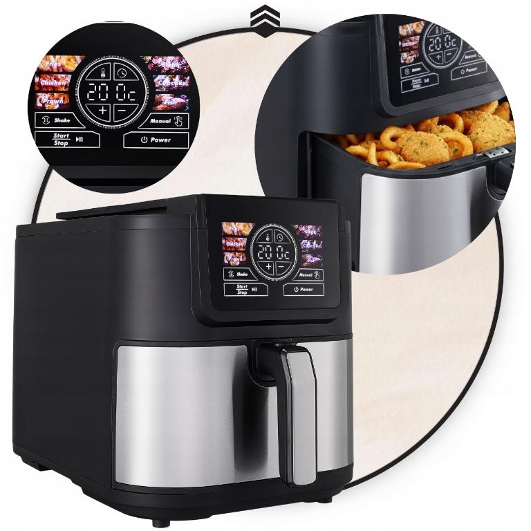 Air Fryer AI 8L 1700W Large Bowl Recipes BYRGEN