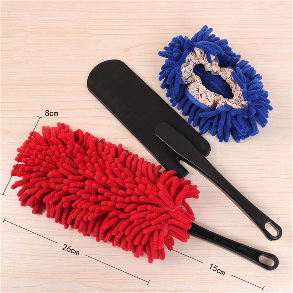 Multi-Function Cleaning Duster Microfiber Duster Brush Chenille Dust Remover Mini Portable Car Wash Brush Home Cleaning Tools
