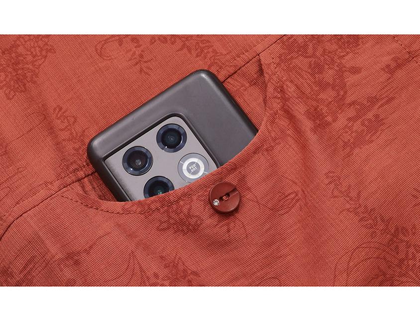 Elderly Women's Summer Solid Color Cardigan with Three-Quarter Sleeves