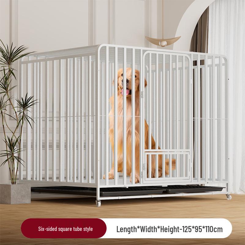 Large Indoor Dog Kennel for Golden Retrievers and Labradors