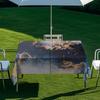 Outdoor Rectangular Table Cover With Starry Sky Sand Flow Waterproof Elastic Edge Patio Garden Dining