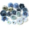 Rose Mixed Artificial Flowers Silk Fake Flowers Heads for Home Decor Wedding Decoration DIY Craft Garland Gifts Box Accessories