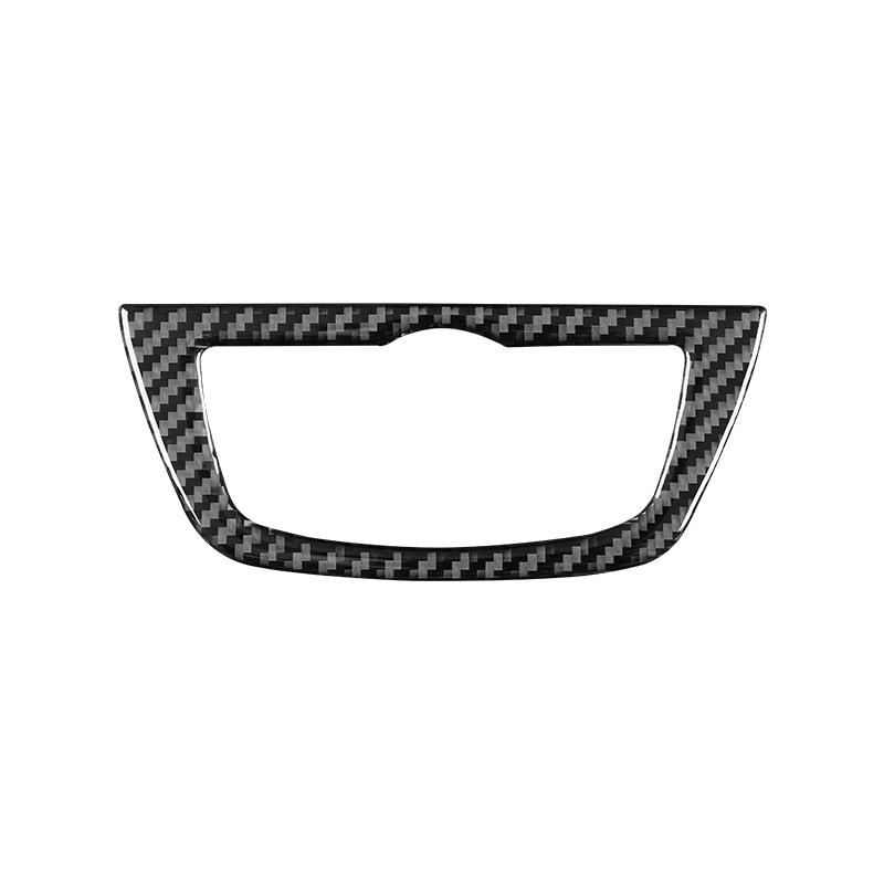 Carbon Fiber Headlight Switch Control Panel Frame Trim for BMW 5 Series G30 2018 2019 2020 2021 2022 Dashboard Side Sticker