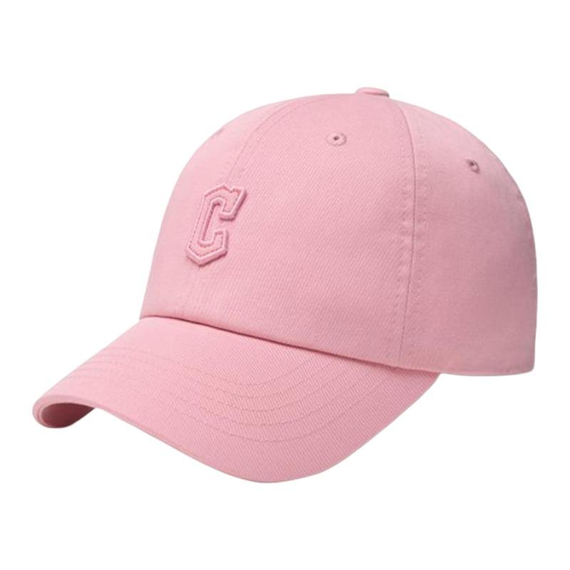 MLB Logo letters casual cotton peaked cap men and women same style couple style 3ACPB074N-45PKM braun