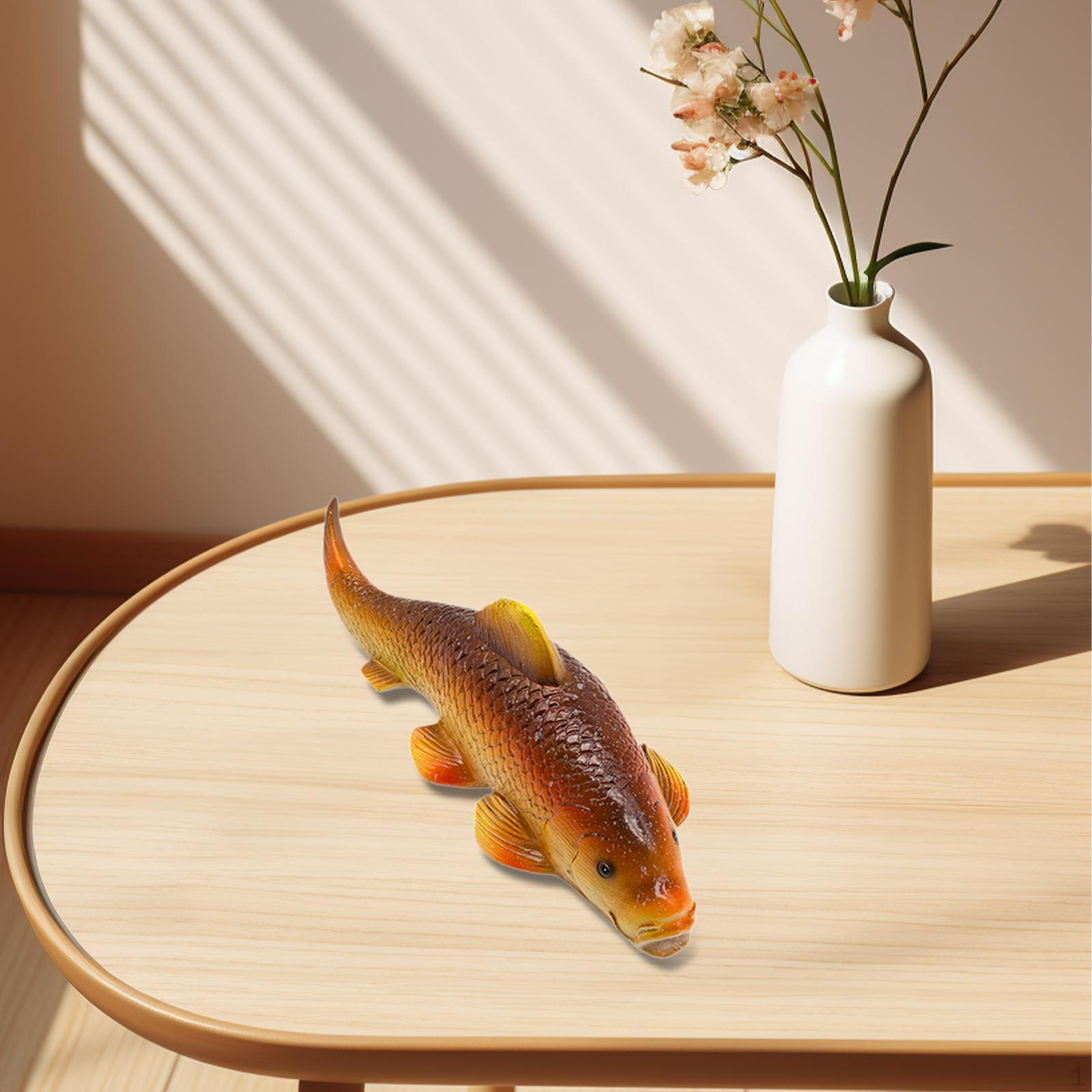 

Смола Плавающий Кои Портативный Искусственный Многофункциональный Имитация аквариум Аксессуар Декор для пруда