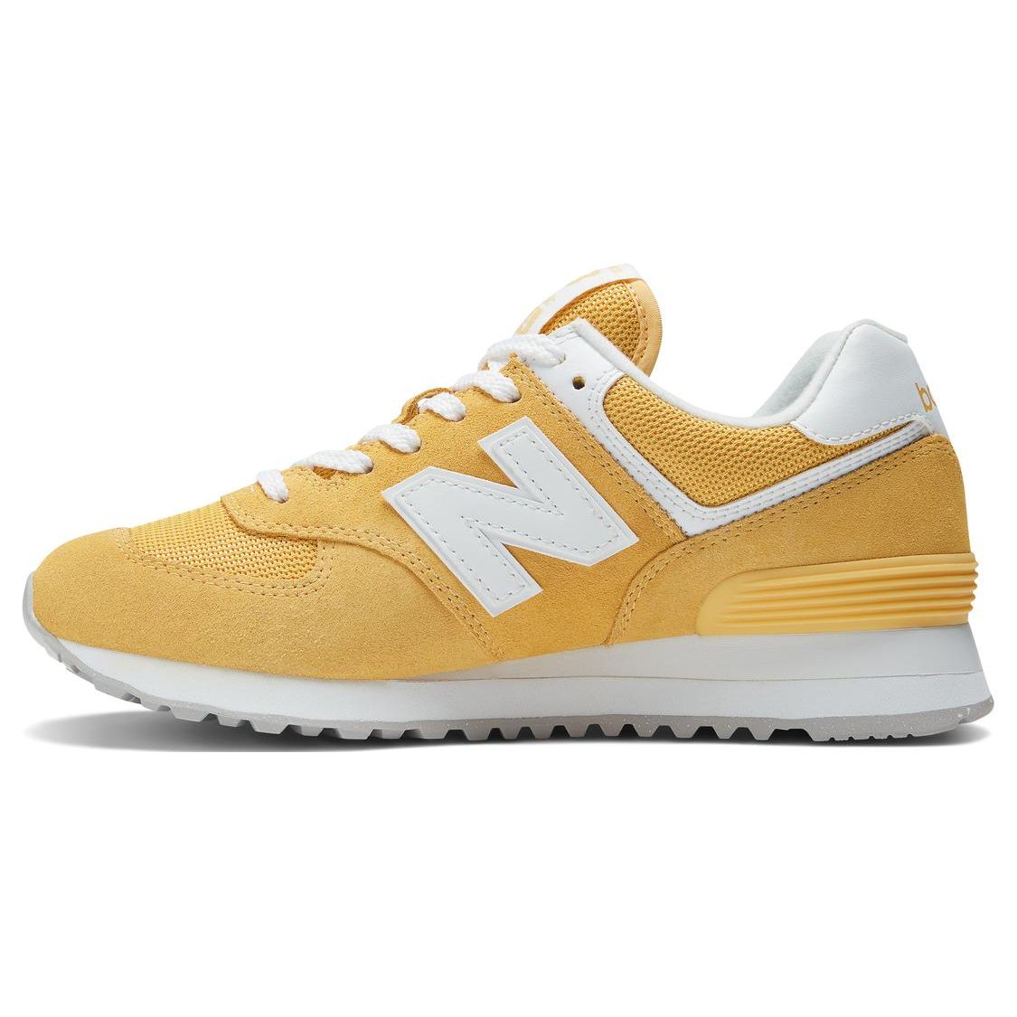 

New Balance 574 Wheat Field Women Sneakers Yellow White WL574FV2 36