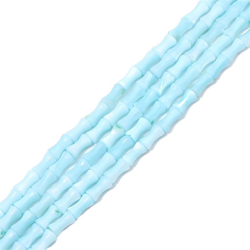 45Pcs Natural Colored Freshwater Bamboo Shell For DIY Necklace Bracelet Earrings Jewelry Making