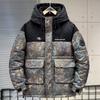 Nadměrná velikost 5XL-11XL Módní pánské parky Zimní nadměrný kabát S kapucí Ležérní Volný Silný Teplý Svrchní oděv Pánské bundy