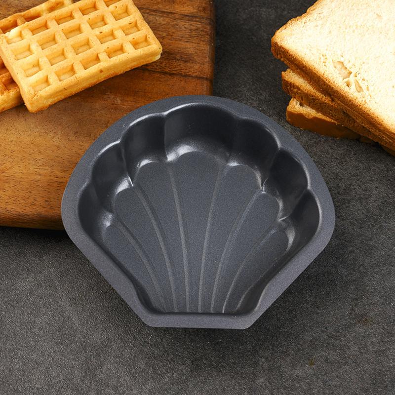 1 Piece Of Non Stick Carbon Steel Mold Baking Tray Heart-Shaped Shell Butterfly And Other Pancake Cake Bread Baking Tools