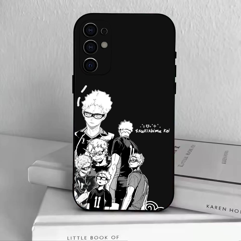 T-Tsukishima K-Kei   Phone Case For Samsung S25,S24,S21,S22,S23,S30,Ultra,S20,Plus,Fe,Lite,Note,10,Black Cover