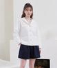 Lbyl White Hooded Windbreaker Summer Jumper Outerwear
