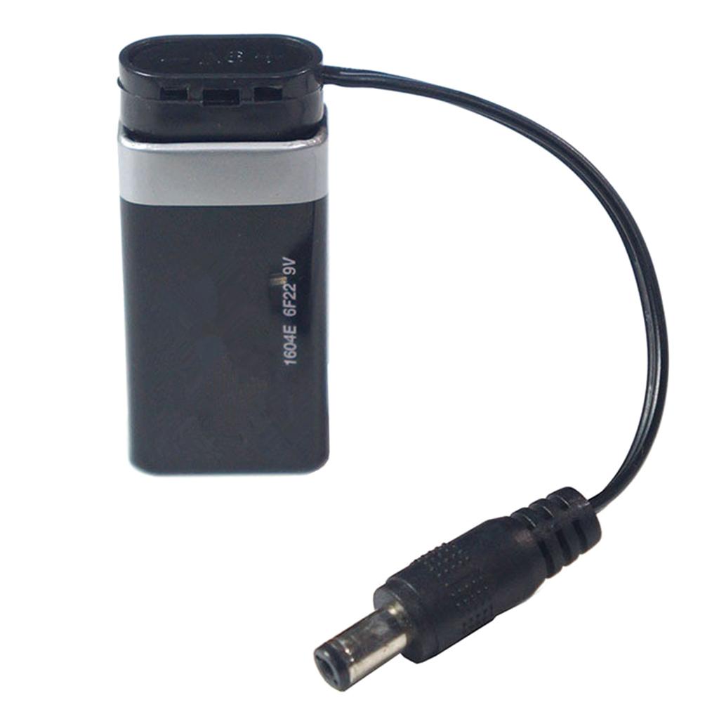 Battery Clip Converter Power Cable 9 Volt Power Eliminator Adapter Power Supply Cable Snap Connector Guitar Accessories