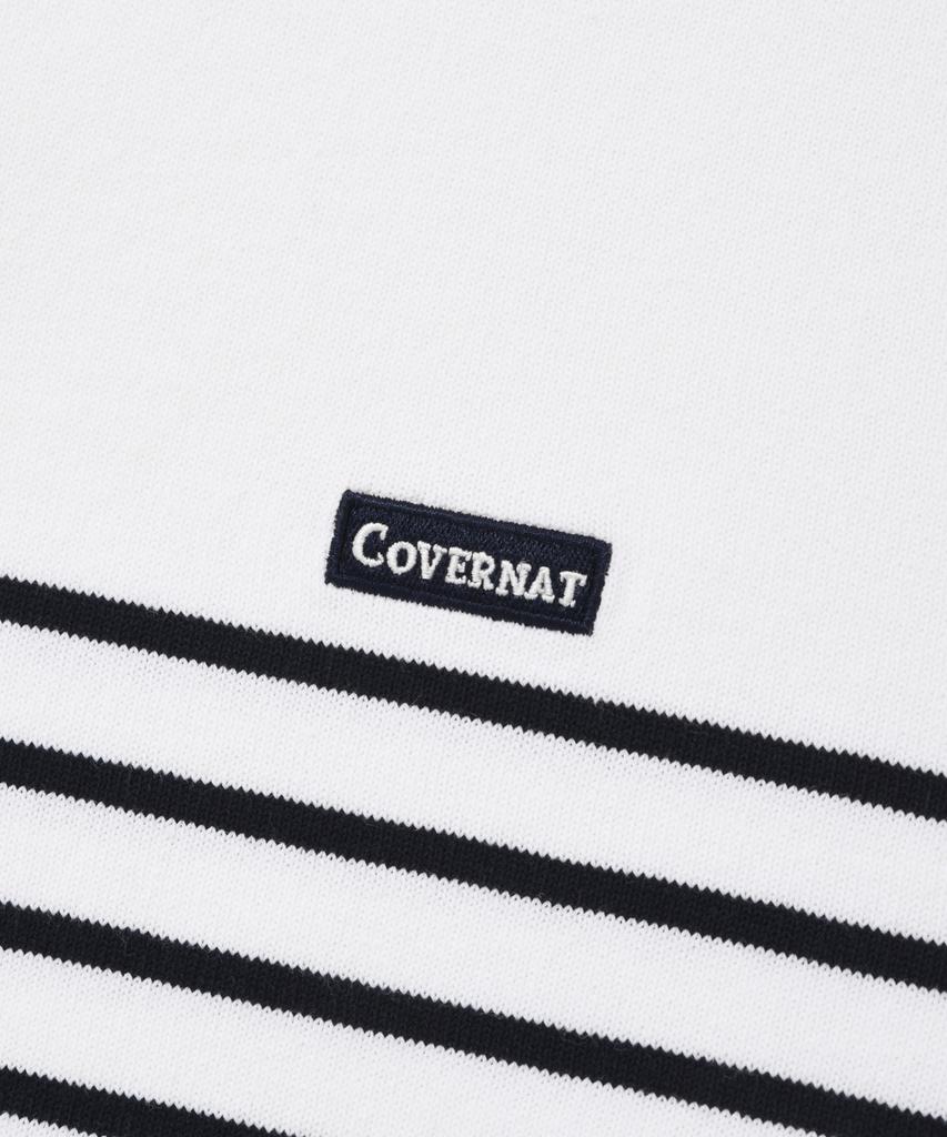 COVERNAT Basic Collared Knit White