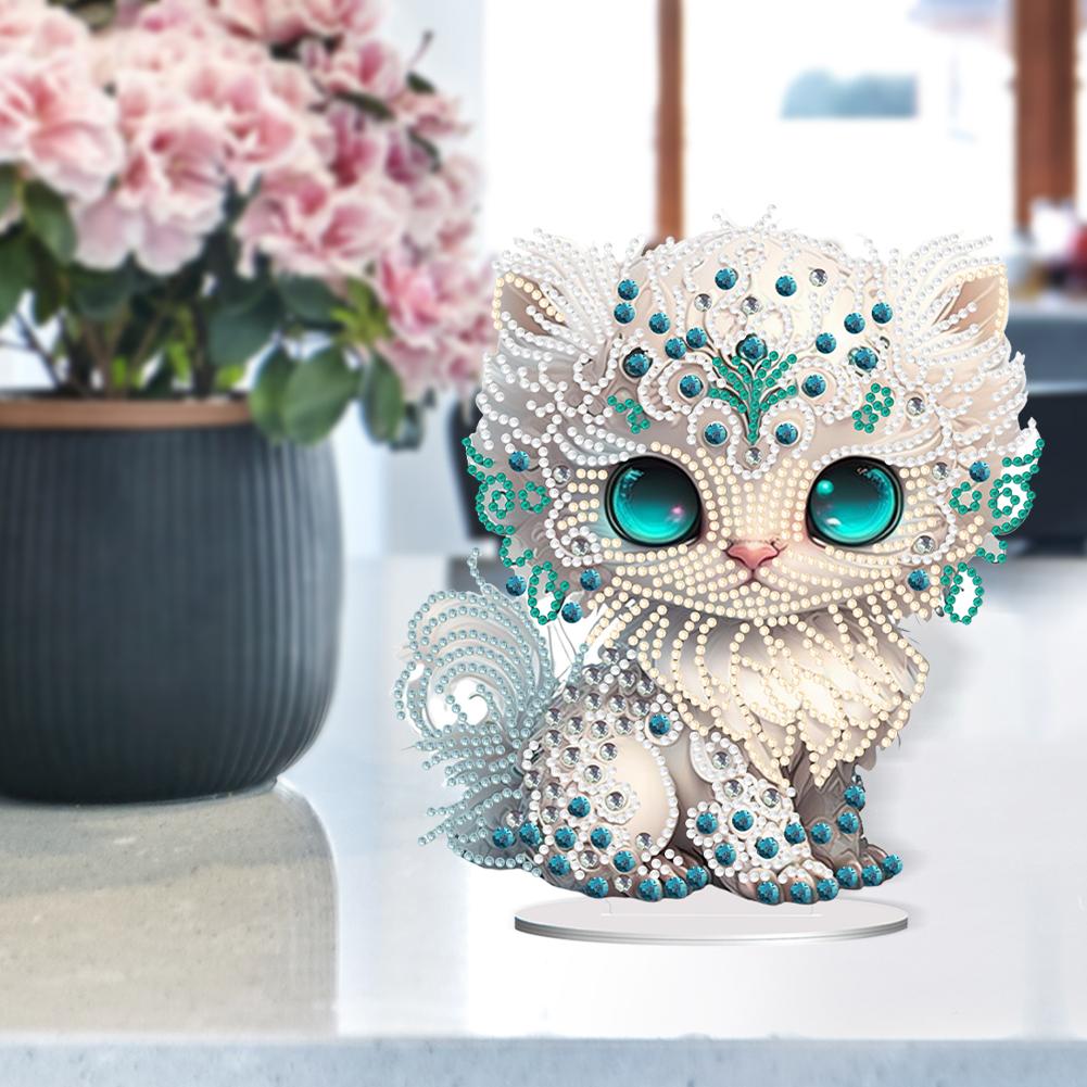 Diamond Painting Tabletop Ornaments Kit Lion Desktop Diamond Art Kits Diamond Painting Desktop Ornaments Kit for Adults Beginner