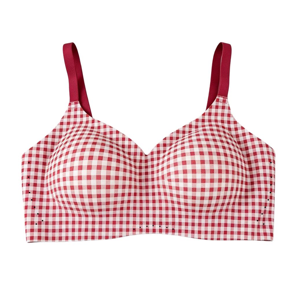 Zeriluna Breathable, seamless, wire-free support bra Push-up fixed cup seamless comfortable underwear