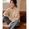 La Chapelle Loose Fit Half-Zip Pullover Sweatshirt