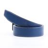 Men's Genuine Leather Belt with VH Letter Buckle, Korean Style, Casual Fashion, Lychee Grain, Suitable for Middle-Aged and Young.