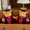 Doctor Hat Bear Doll Plush Toy Bachelor Suit Teddy Bear Doll Student Graduation Commemorative Gift