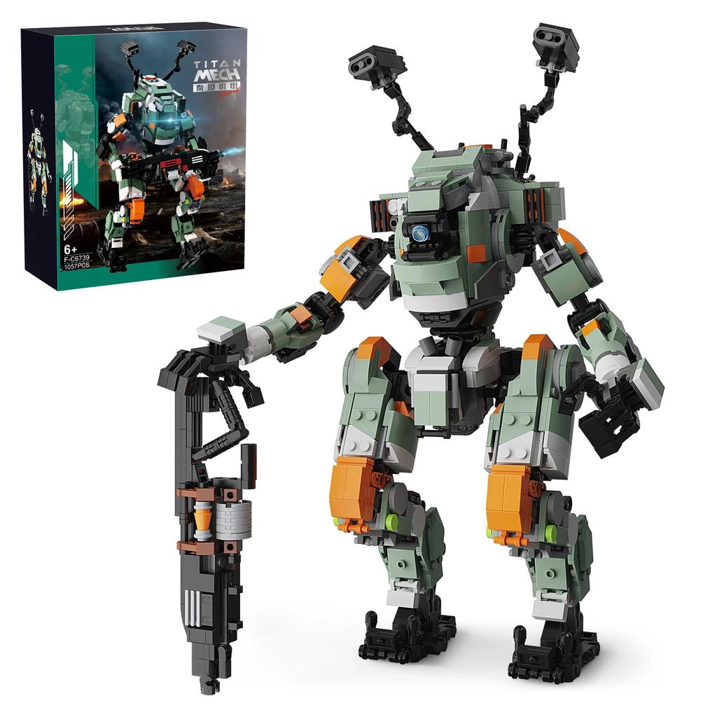Moc Titanfalls BT-7274 Vanguard-class Titan Mecha Stavebnice Model Mech Warrior Mech-exoskeleton Robot Hračky Dětské Dárky