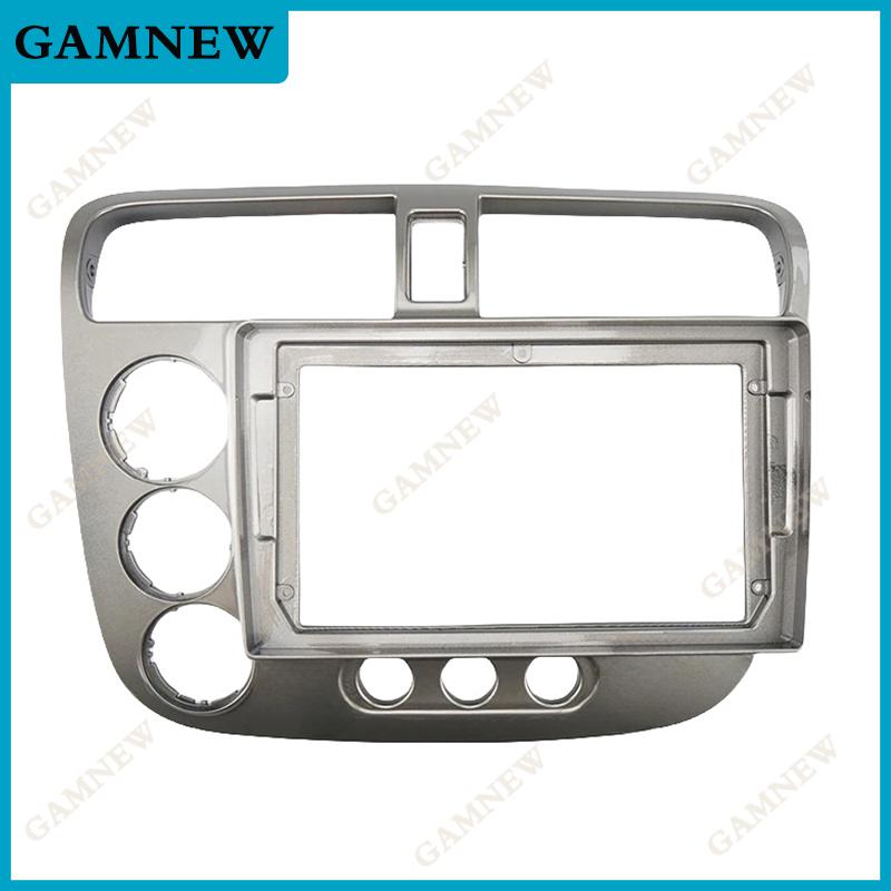 9 Inch Car Fascia Frame Adapter For Honda Civic Rebon 2001-2005 Android Radio Dashboard Fitting Panel Kit Face Plate