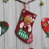 Merry Christmas Stocking Christmas Tree Teddy Bear Snowflake Design Christmas Socks Decoration| Christmas Gift for Children