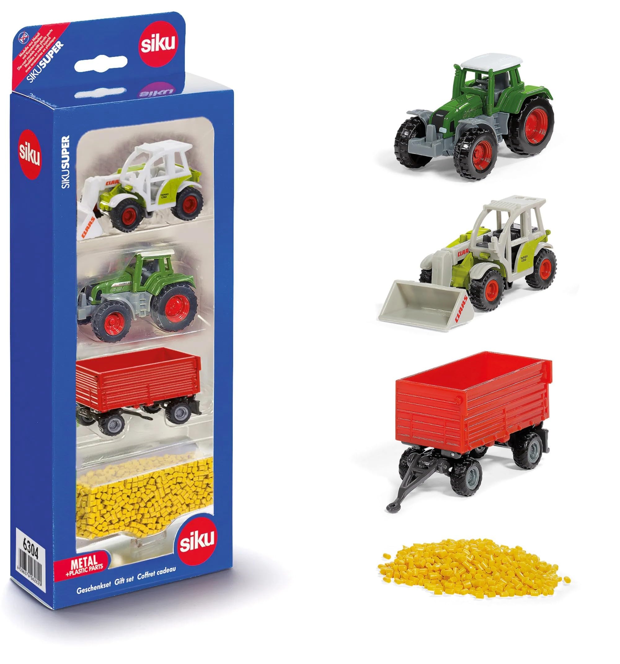 

BorneLund SIKU Farmer Tractor Miniature Car Gift Set SK6304