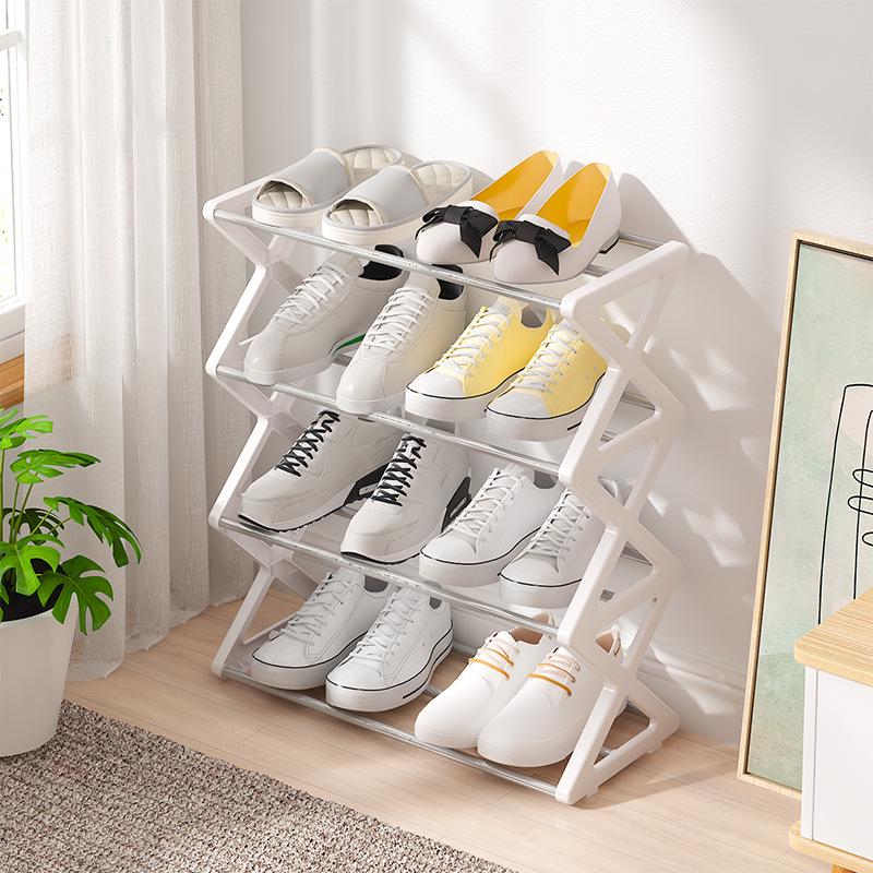 Stair-Step Shoe Rack: Perfect for Dorms & Doorways, Multifunctional Design