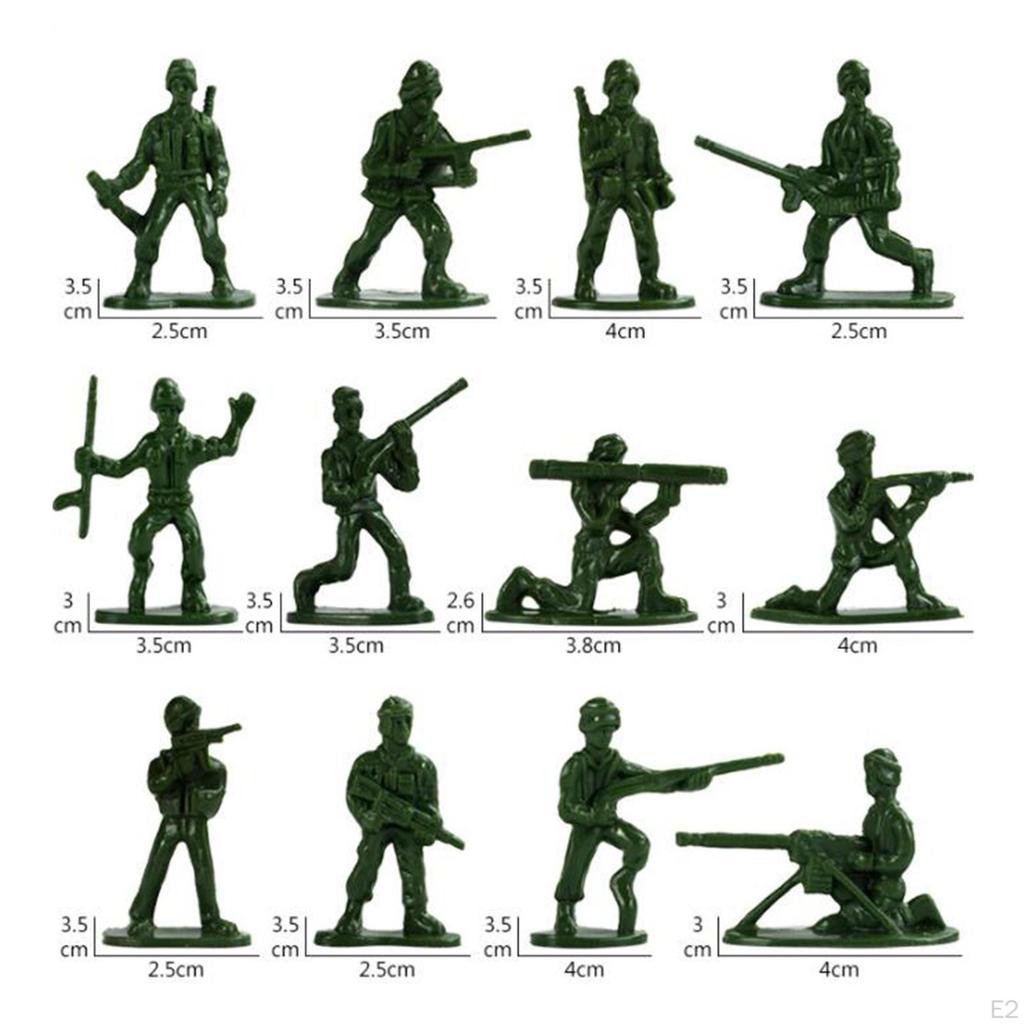 100Pcs Figurines Model Kit Sufficient Delicate for Decor Gift Role Playing