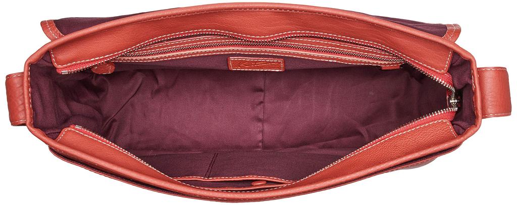 Shoulder A4 Size Stitching 70911 [Kitamura] Bag, Compatible, Y-1112, Red/Ivory [Red]