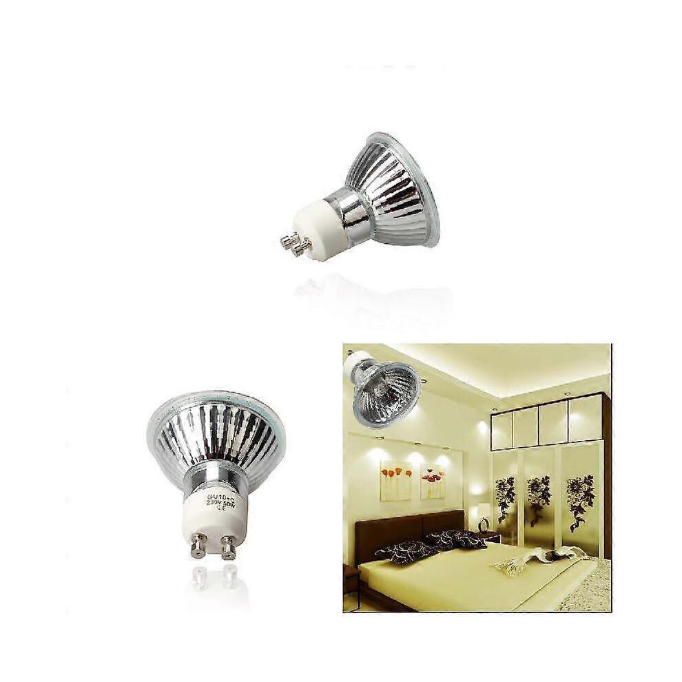 Super Bright GU 10+C 50W 220V-240V Halogen Bulb Lamp Lighting Light Bulb