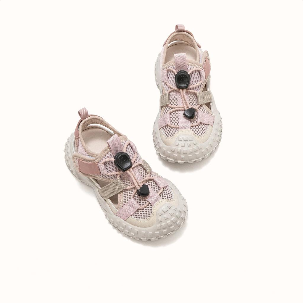 Boys net shoes 2025 summer new children's fashion hollow breathable lightweight sports sandals girls frame shoes