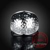2023 New Arrival 100% 925 Sterling Thumb Spot Rings for Women Big Faced Wide Finger Ring For Unisex Jewelry Mama Men Best Gift