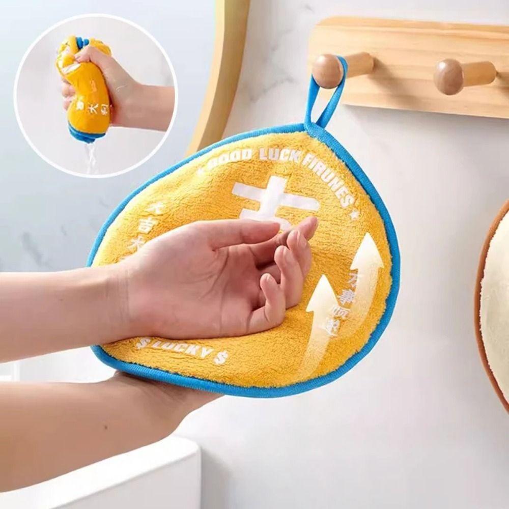 

1Pcs Chinese Style Hand Towel Kitchen Bathroom Hanging Towel New Small Towels 06