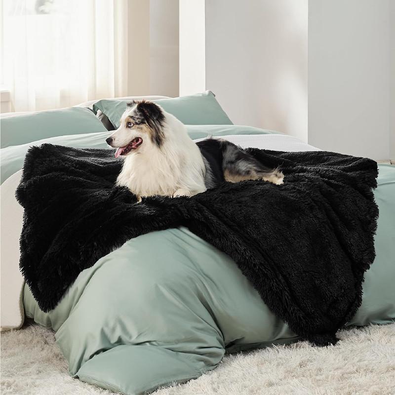 1pcs Blanket Popular Long Plush PV Velvet Sherpa Pet Waterproof Warm Blanket Dog Thickened Mat Kennel Mat