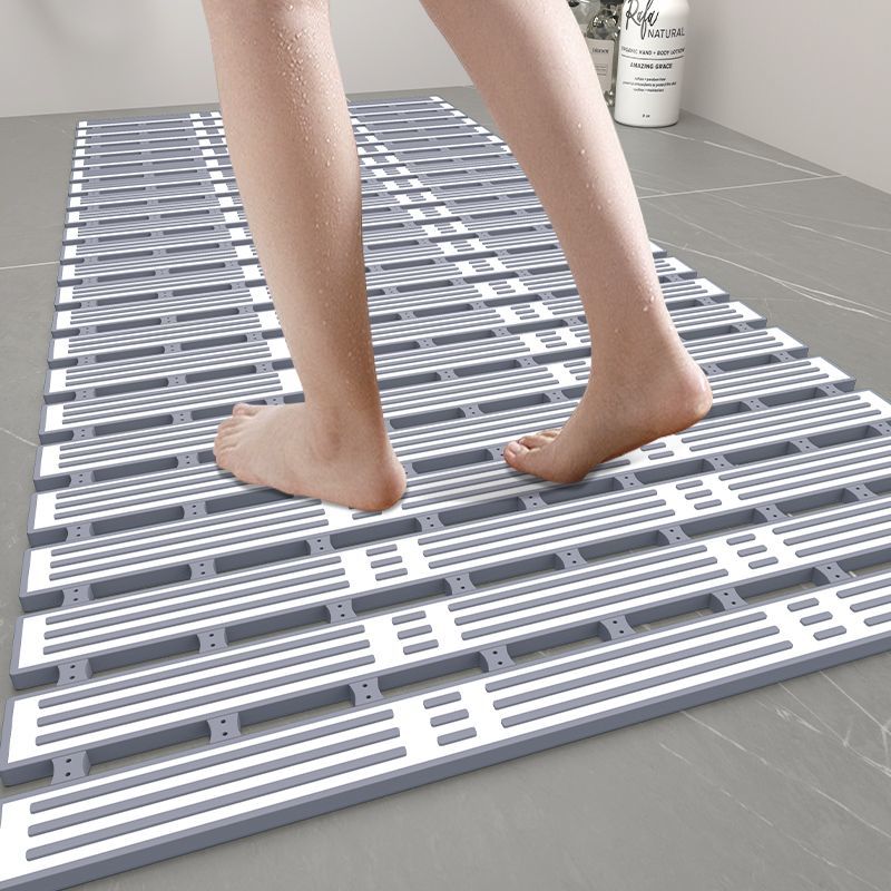 

WTEMPO Shower Room Bathtub Mat Bathroom Mat with Suction Cup Bathroom Non-slip Mat Bathroom Bath Mat 91*40*1cm*1pc