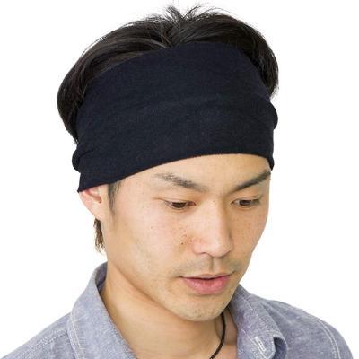 Pile Turban Hairband Shipping 8 M Black [Zaction] [Medium 2/9]