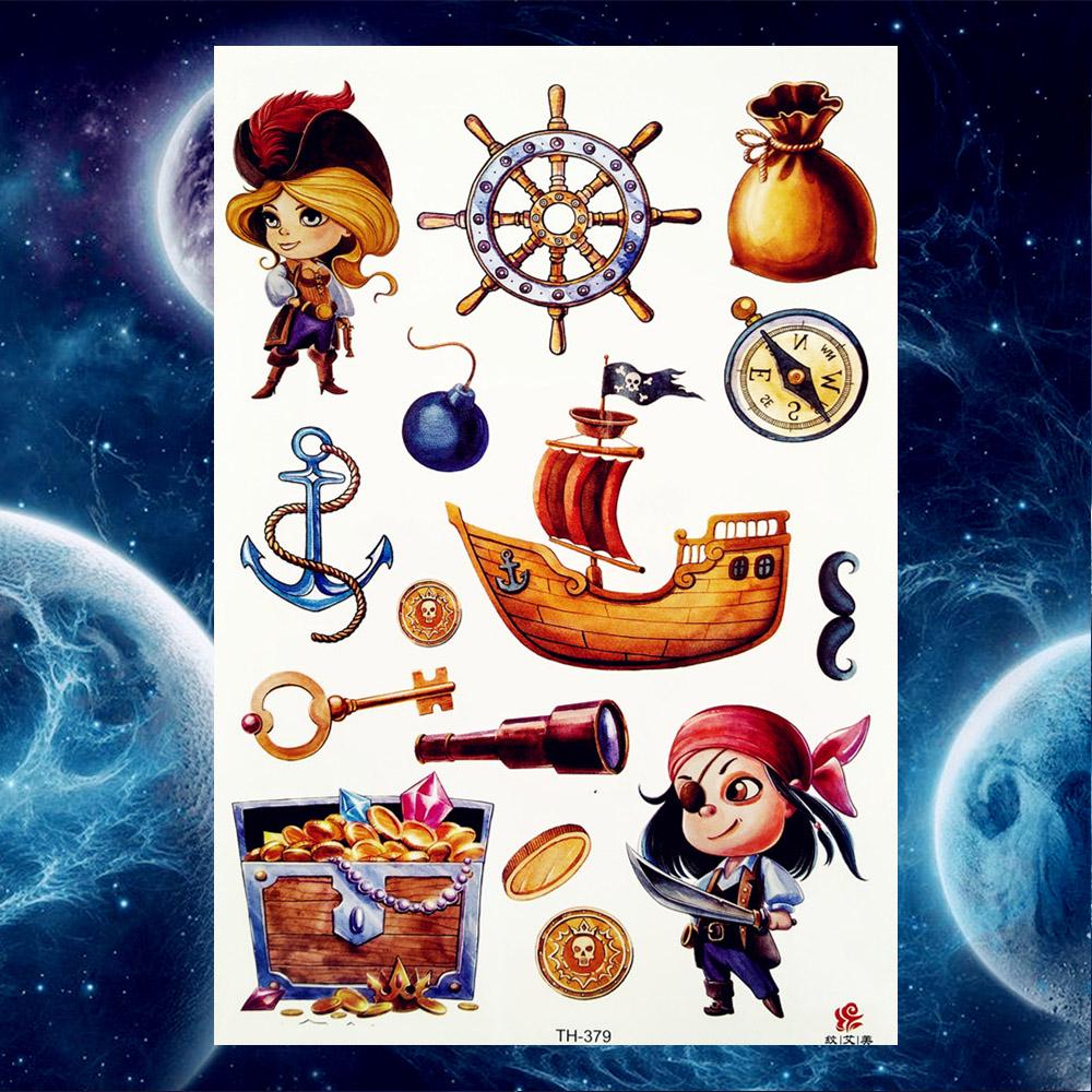 1pz Acquerello Bambini Cartoni Animati Adesivi Unicorno Panda Tatuaggi Temporanei Carini Fenicottero Cavallo Tatuaggi