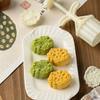 Cake Molds Dessert Press Tool Lotuses Root/Leaf Shape 50g Pastry Tool ABS Texture Pastry Moulds Baking Supplies for Cake