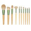 AEE4-10 Pieces Full Makeup Brushes Loose Powder Brush Foundation Brush Nose Shadow Brush Soft Fiber Hair