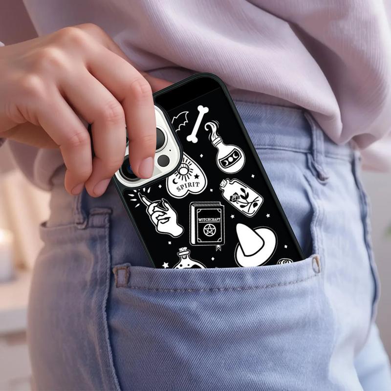 Witchy Goth Magic Phone Case For iPhone 17 Air 15 16e 14 13 Pro Max Coque 12 11 Pro Max PLUS cover