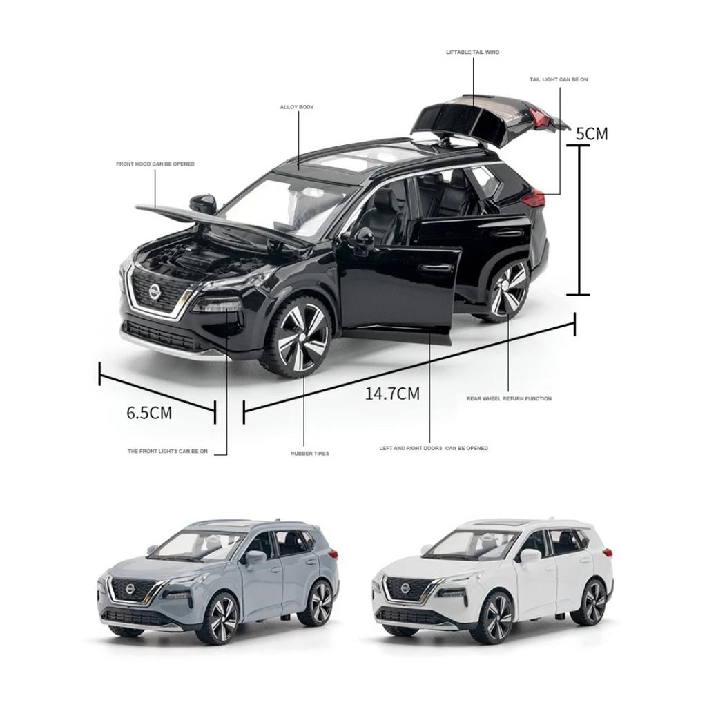1/32 Nissan X-Trail SUV Alloy Car Diecasts & Toy Vehicles Car Model Sound and Light Car Toys for Kids Gifts