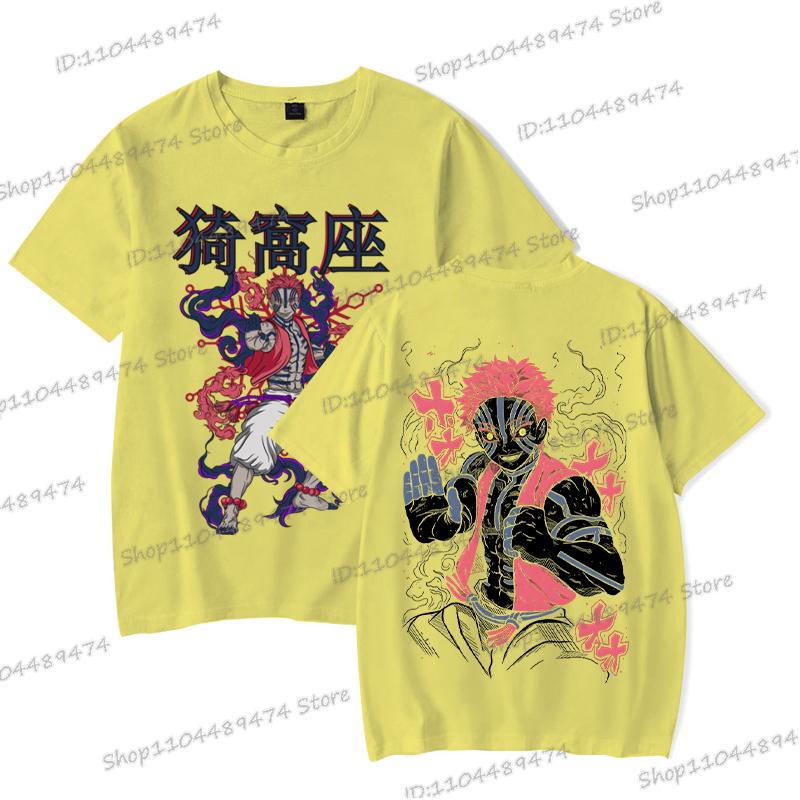 

Аказа Аниме Клинок, рассекающий демонов Футболка Мужская Мода Харадзюку Футболка с коротким рукавом Винтаж Kimetsu No Yaiba Комикс Женские Мужские Топы 3XL