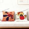 EElliot Anime Pizza Pillow Covers Cartoon Sofa Decorative Home Doublesided Printing Short Plush Cute Cushion Cover