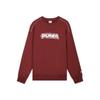 Puma Fw25 Race Ahead Crew Terry Cny Year Of The Horse Limited Edition Knitted Round Neck Sweatshirt Unisex Sweatshirt 636033-28