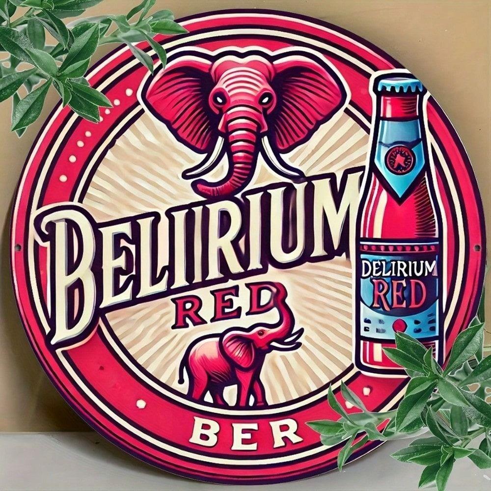 Vintage Tin Sign Beer Mug Craft Beer Metal Poster Wall Art 8x8 Inch Bar Decor