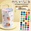 Eco-Friendly Washable Capybara Acrylic Markers for Kids' DIY Crafts