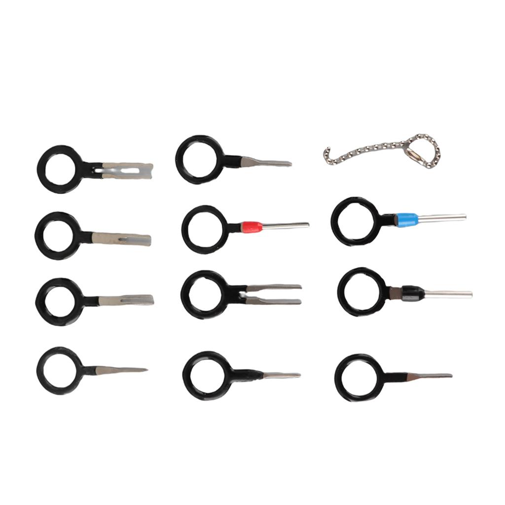 Car Wire Harness Plug Terminal Extraction Pick Connector Crimp Pin Back Needle Remove Tool Set